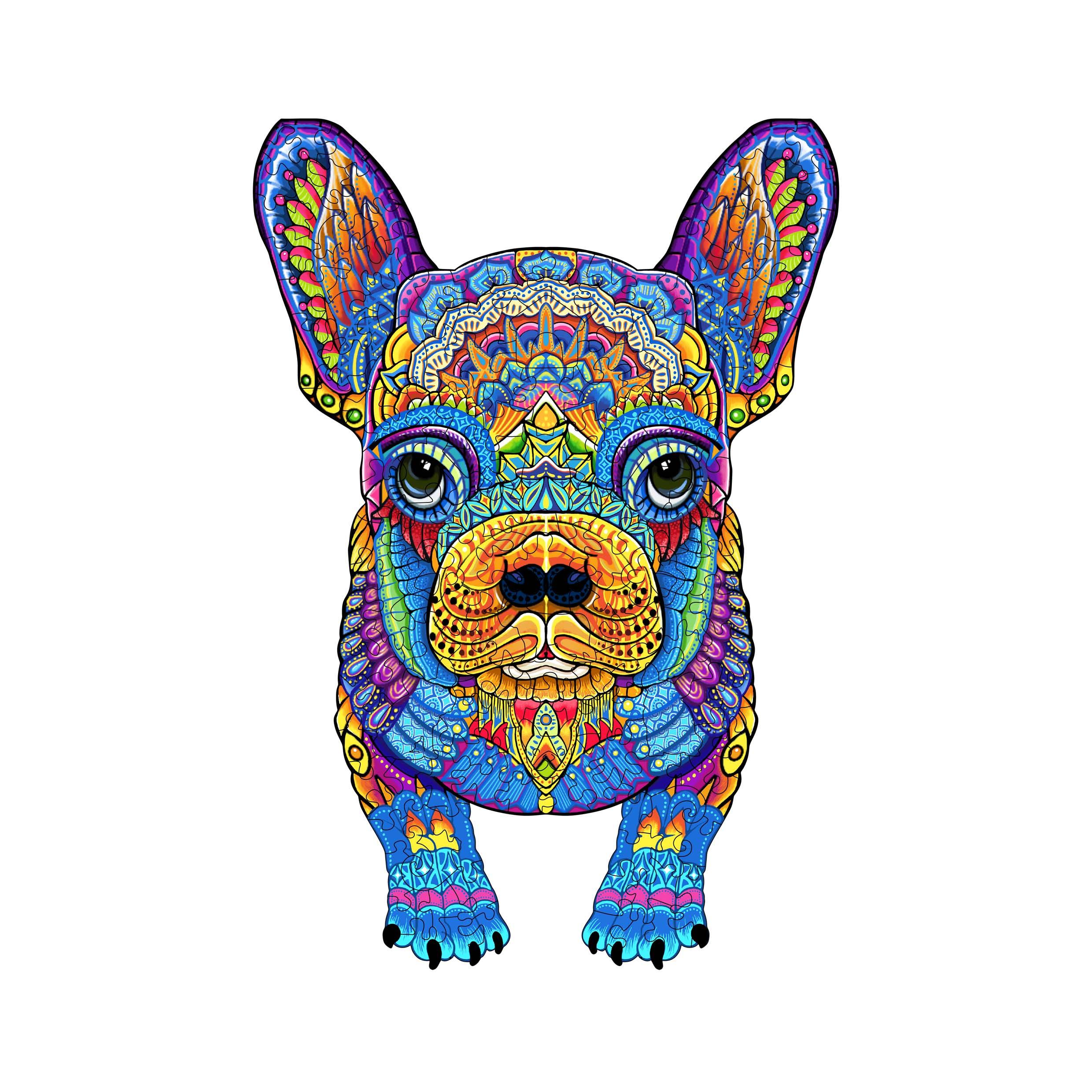 French Bulldog Wooden Jigsaw Puzzle