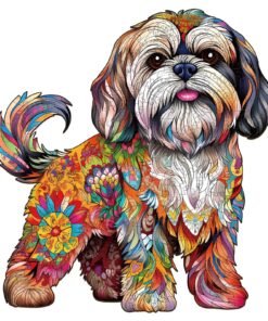 Beautiful Shih tzu 2 Wooden Jigsaw Puzzle