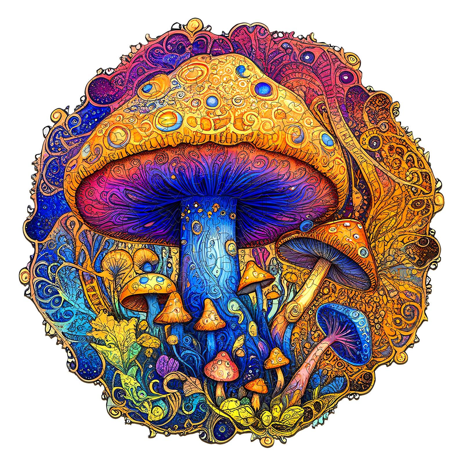 Mushroom Wooden Jigsaw Puzzle
