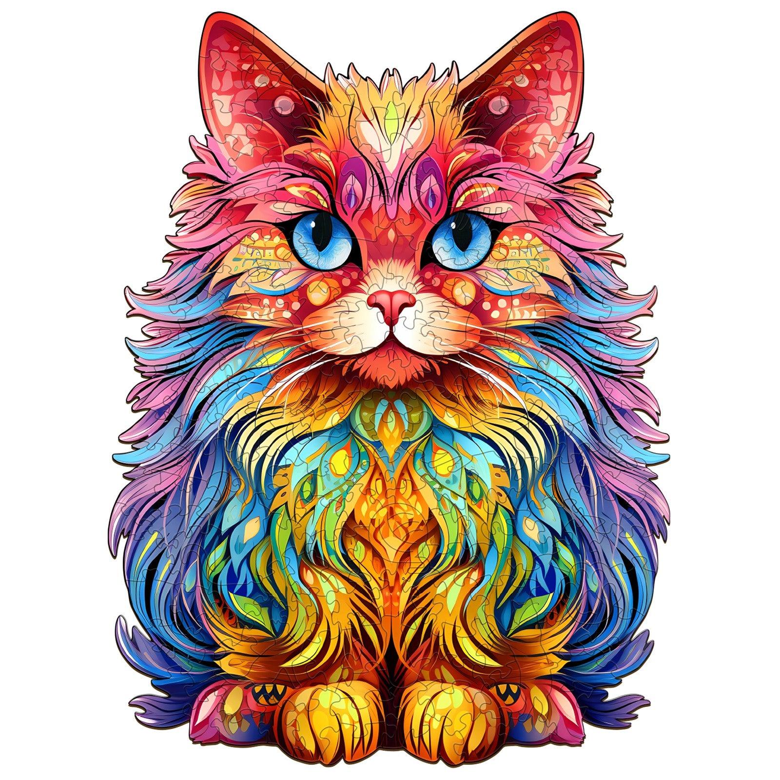 Persian Cat-3 Wooden Jigsaw Puzzle